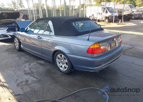 2001 BMW 325 Ci from USA, damaged, VIN WBABS33451JY55403